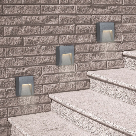 Aplica exterior Rabalux Trento LED 3W 100lm 4000KK plastic anthracite stil functional, IP65 8894 [3]