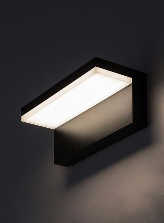 Aplica exterior Rabalux Zaragoza LED 10W 560lm 4000K plastic plastic negru alb IP54 [2]