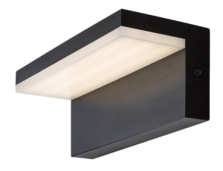 ILUMINAT EXTERIOR - Aplica exterior Rabalux Zaragoza LED 10W 560lm 4000K plastic plastic negru alb IP54