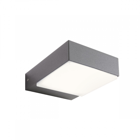 BLACK FRIDAY 2024 - Aplica exterior, REDO CUBE R9560, dark grey, LED, 7,5W, 493 lm, 2900-3100K, IP54