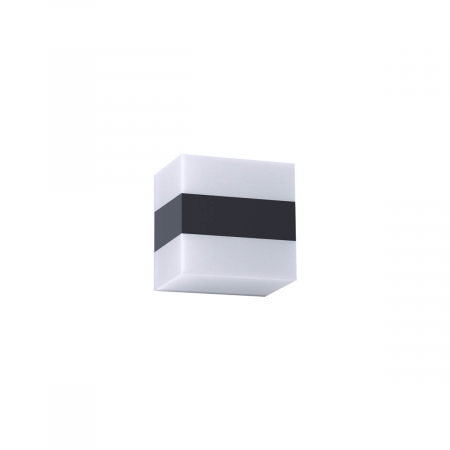 ILUMINAT EXTERIOR - Aplica exterior REDO KODIAK, R90322, Policarbonat, Alb/Negru, LED, 5W, 350lm, 3000K, IP65