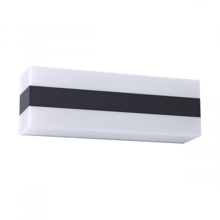 BLACK FRIDAY 2024 - Aplica exterior REDO KODIAK, R90330, Policarbonat, Alb/Negru, LED, 12W, 750lm, 3000K, IP65