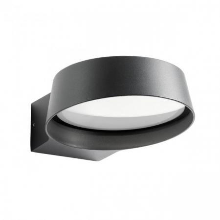 BLACK FRIDAY 2024 - Aplica exterior Redo PHASER 90046 LED 12W h60 Ø162 995lm 3000K IP54 Nedimabil Negru