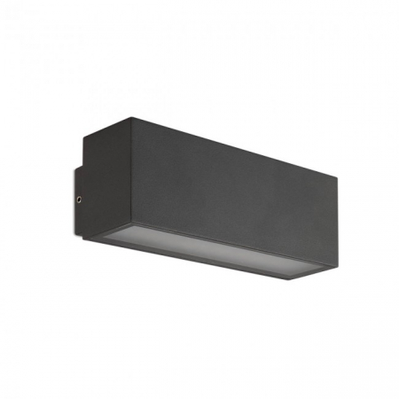 BLACK FRIDAY 2024 - Aplica exterior Redo PLANIT 90096 LED 10W h70 Ø 725lm 3000K IP54 Nedimabil Gri Inchis