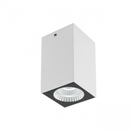 BLACK FRIDAY 2024 - Aplica exterior Redo QUAD 90090 LED 3W h100 Ø60 280lm 3000K IP65 Nedimabil Alb