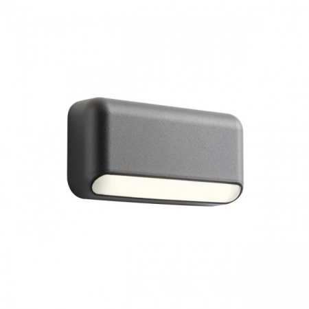 BLACK FRIDAY 2024 - Aplica exterior Sapo 90070, Gri Inchis, LED, 3W, alb cald 3000K, 205 lm, IP65