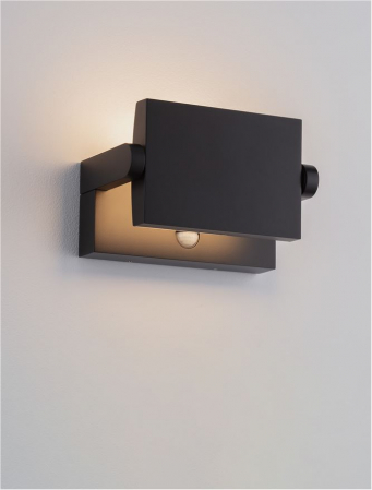 Aplica exterior solara cu senzor Nova Luce GERBER 9923423 LED 20W 3000K 1261lm Sandy Black Aluminium  IP54 [7]