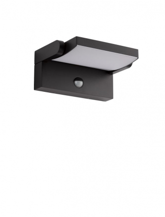 ILUMINAT EXTERIOR - Aplica exterior solara cu senzor Nova Luce GERBER 9923423 LED 20W 3000K 1261lm Sandy Black Aluminium  IP54