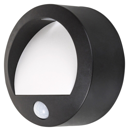 ILUMINAT EXTERIOR - Aplica fatada trepte cu senzor Rabalux Amarillo LED 1,5W 50lm 3000KK plastic black stil minimal DC 4.5V IP44 7969