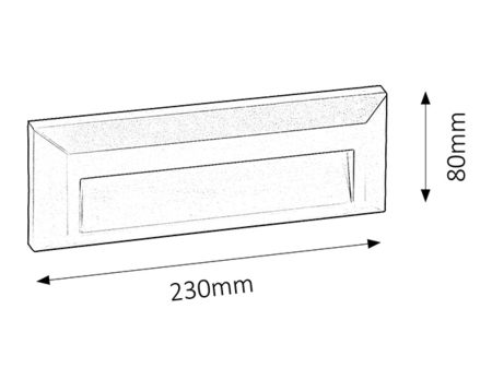 Aplica fatada trepte Rabalux Pueblo LED 1,6W 103lm 4000KK plastic gray stil functional, IP65 8011 [3]
