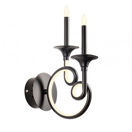 Moderne - Aplică Incanti Chateau LED 10W 3000K 570lm Aluminiu Negru mat IP20