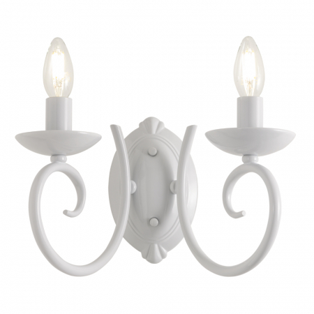 Aplică Incanti Circe 2xE14 ICI W2 01 Metal Alb lucios IP20