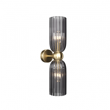 ILUMINAT - Aplica Maytoni Antic MOD302WL-02GR E14 2x40W -  Metal Gold/Grey IP20
