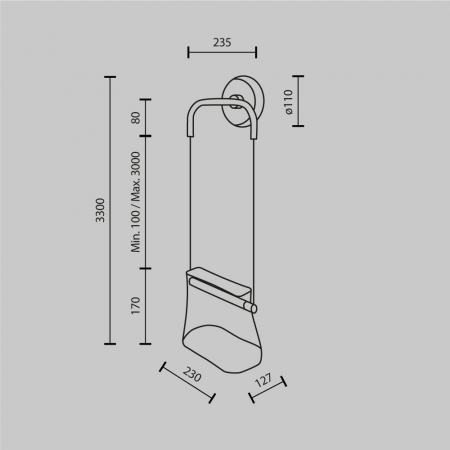 Aplica Maytoni Cabaret MOD170WL-L8BS3K1 LED 8W 3000K 850lm Metal Brass IP20 [4]