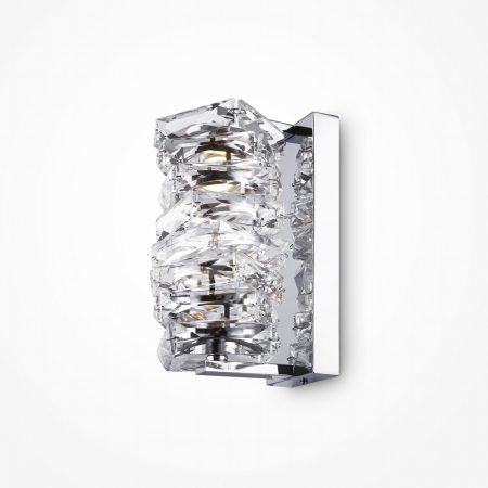 ILUMINAT - Aplica Maytoni Coil MOD124WL-L6CH3K LED 6W 3000K 300lm Metal/Glass Chrome IP20