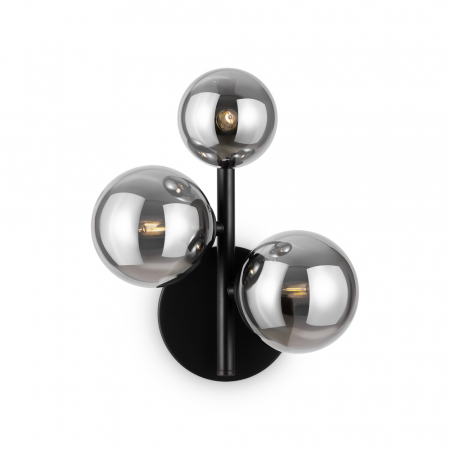 Aplica Maytoni Dallas MOD545WL-03B G9 3x28W -  Metal Black/Fume IP20 [0]