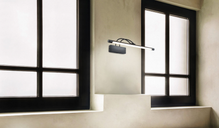Aplica Maytoni Finelli MIR004WL-L12B LED 12W 3000K 800lm Metal Black IP20 [1]