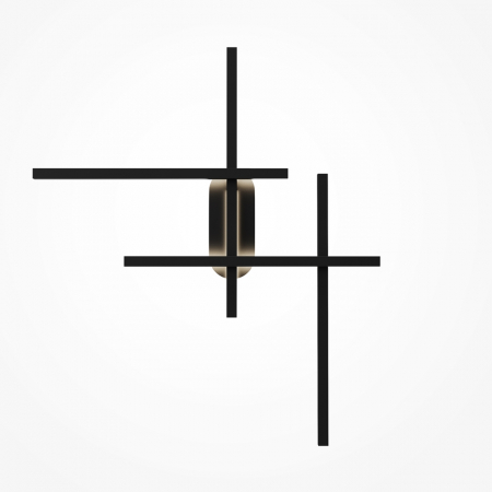 ILUMINAT - Aplica Maytoni Halo MOD248WL-L24BK LED 24W 3000K-4000K 750lm Aluminiu Black IP20