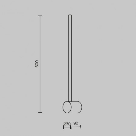 Aplica Maytoni Light stick MOD237WL-L6BS3K LED 7W 3000K  Metal Brass IP20 [3]