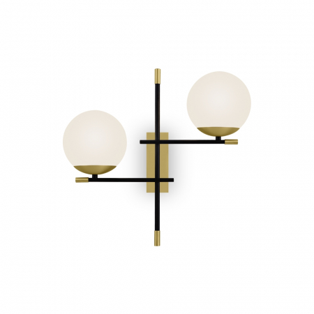 Aplica Maytoni Nostalgia MOD050WL-02G E14 2x40W -  Metal Black/Gold IP20 [3]