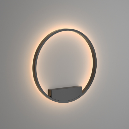 ILUMINAT - Aplica Maytoni Rim MOD058WL-L35B3K LED 37W 3000K 1800lm Aluminiu Black IP20
