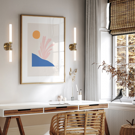 Aplica Maytoni Stelo MOD116WL-L7BS3K LED 7W 3000K 600lm Metal Brass IP20 [1]