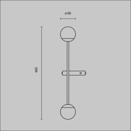 Aplica Maytoni Touch MOD285WL-L10B3K LED 10W 3000K 900lm Metal Black IP20 [4]