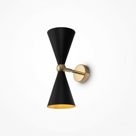 ILUMINAT - Aplica Maytoni Vesper MOD108WL-02GB E14 2x40W -  Metal Black/Gold IP20