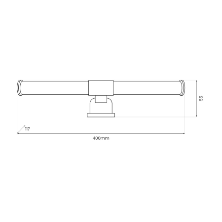 Aplica Milagro Apa   LED 6W 500lm 3000K 230V Black plastic IP44 [7]