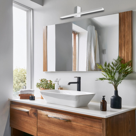 Aplica Milagro Artemis LED 13.8W 950Lm 4000K 230V Crom Metal & Plastic IP44 [2]