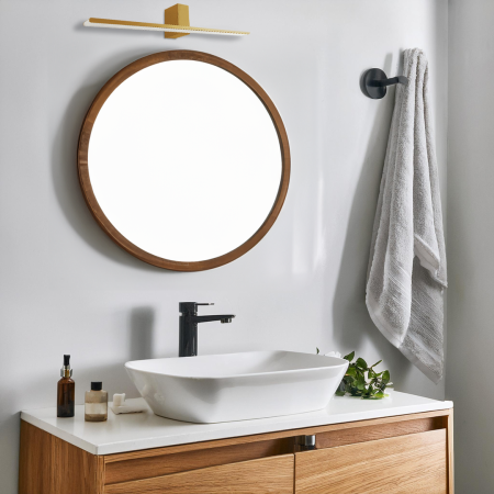 Aplica Milagro Artemis LED 13.8W 950Lm 4000K 230V Gold Metal & Plastic IP44 [3]