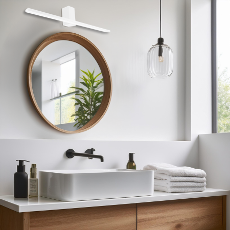 Aplica Milagro Artemis LED 13.8W 950Lm 4000K 230V White Metal & Plastic IP44 [2]