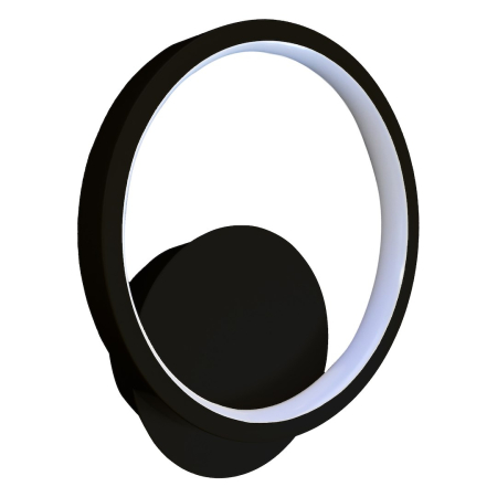 Aplice - Aplica Milagro Hoop LED 7W  4000K 230V Black Metal & Plastic IP20