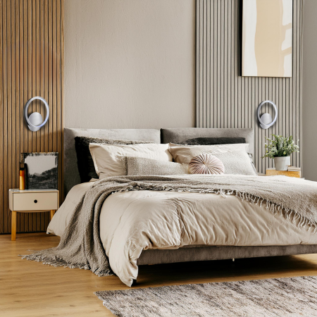 Aplica Milagro Hoop LED 7W  4000K 230V Crom Metal & Plastic IP20 [3]