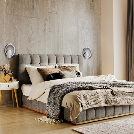 Aplica Milagro Hoop LED 7W  4000K 230V Crom Metal & Plastic IP20 [2]