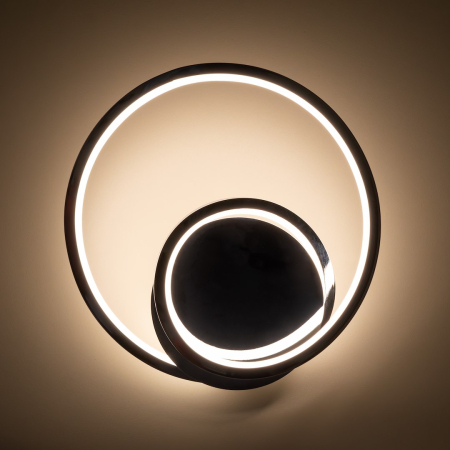 Aplica Milagro Lucero LED 13W 1000lm 4000K 230V Crom Metal & Plastic IP20 [1]