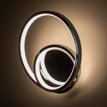 Aplica Milagro Lucero LED 13W 1000lm 4000K 230V Crom Metal & Plastic IP20 [3]