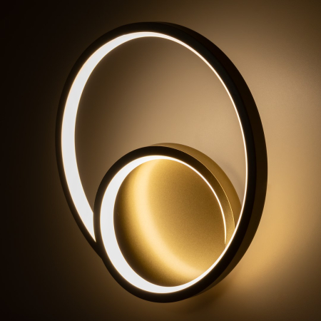 Aplica Milagro Lucero LED 13W 1000lm 4000K 230V Gold Metal & Plastic IP20 [4]