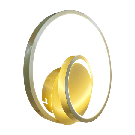 Aplice - Aplica Milagro Lucero LED 13W 1000lm 4000K 230V Gold Metal & Plastic IP20