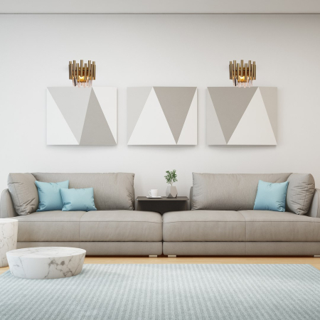 Aplică Milagro Madison  2xE14   230V/50Hz Gold Metal & Cristal IP20 [3]