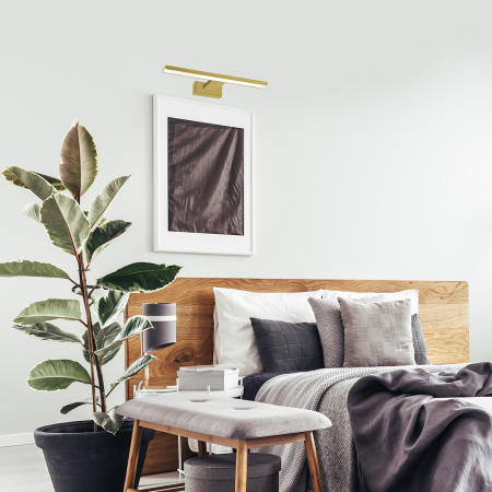 Aplica Milagro Pinto LED 7W 490 lm 3000K 230V Gold Metal & Plastic IP20 [2]