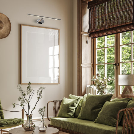 Aplica Milagro Prado LED 11W 880lm 3000K 230V Crom Metal & Plastic IP20 [1]