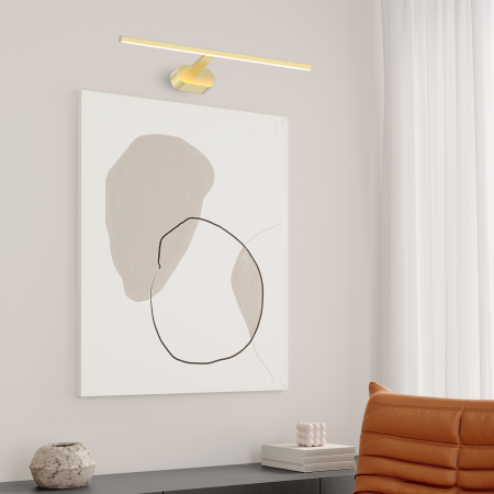 Aplica Milagro Prado LED 11W 880lm 3000K 230V Gold Metal & Plastic IP20 [2]