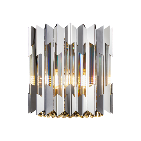 ILUMINAT - Aplică Milagro Ritz  2xE14 max 40W   230V/50Hz Chrome Metal & Cristal IP20