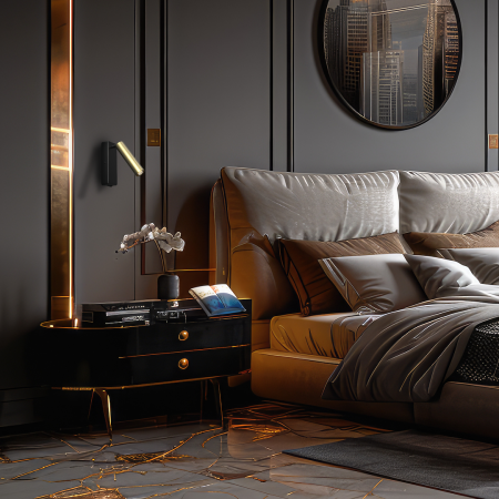 Aplica Milagro Santi G9 1xG9   230V Black & Gold Aluminiu IP20 [2]