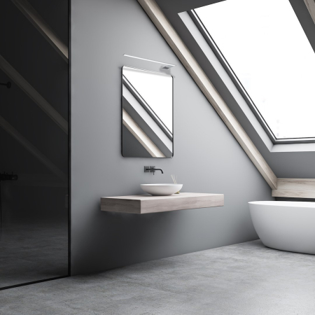 Aplica Milagro Shine LED 11W 770lm 4000K 230V Crom Metal & Acril IP44 [3]