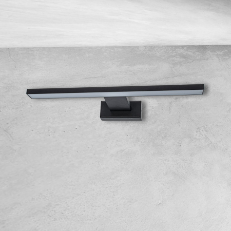 Aplica Milagro Shine LED 7W 490lm 4000K 230V Black Metal & Acril IP44 [5]