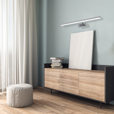 Aplica Milagro Shine LED 7W 490lm 4000K 230V Crom Metal & Acril IP44 [2]