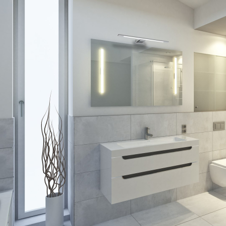 Aplica Milagro Shine LED 7W 490lm 4000K 230V Crom Metal & Acril IP44 [4]