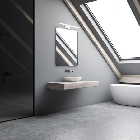 Aplica Milagro Shine LED 7W 490lm 4000K 230V White Metal & Acril IP44 [5]